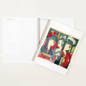 carnet démon kimono (Devant avec enveloppe)