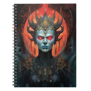 Carnet Demon Queen Dark Goddess Imaginaire Art