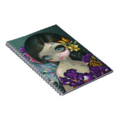 Carnet "d'enchantement d'iris" (Côté Droit)