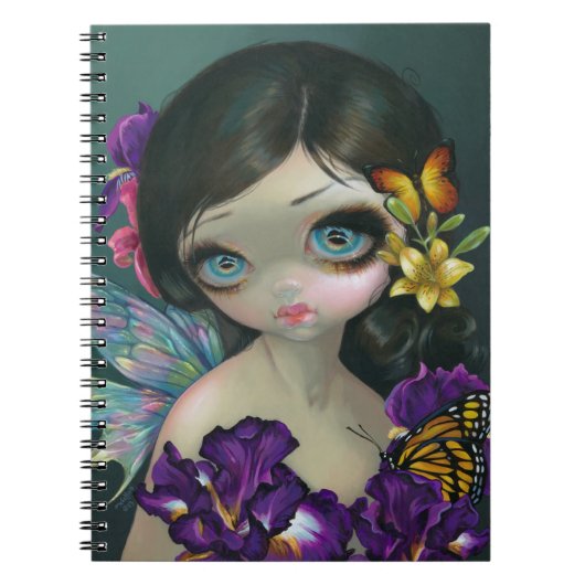 Carnet "d'enchantement d'iris" (Devant)