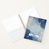 Carnet d'encre bleue à l'alcool (Intérieur)