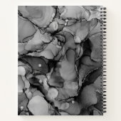 Carnet d'encre noire Abstrait (Dos)