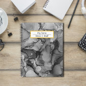 Carnet d'encre noire Abstrait