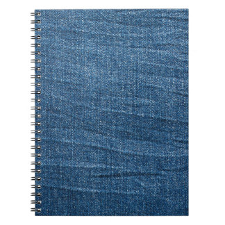 Carnet Dénim bleu Texture : Jeans classiques.