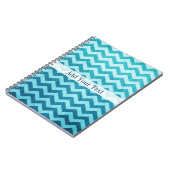 Carnet Denim Chevron par Shirley Taylor (Côté gauche)