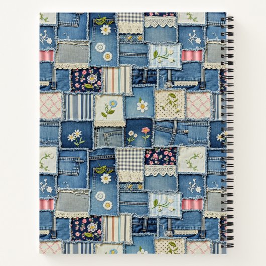 Carnet Denim Patchwork (Dos)