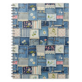 Carnet Denim Patchwork (Devant)