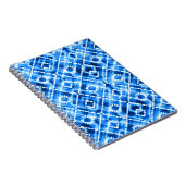 Carnet Denim Tie Dye Texture : Élégance Moderne. (Côté Droit)