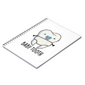 Carnet Dent de bébé Blague sur les dents Pun (Côté gauche)