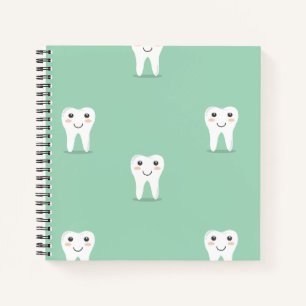 Carnet Dent heureuse Kawaii
