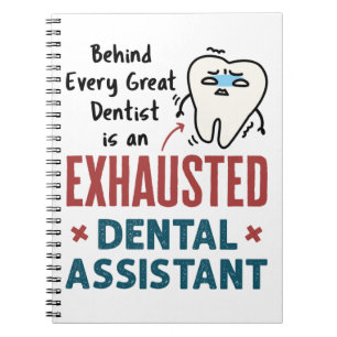 Carnet Dental Assistant Dental amusant Devis épuisé