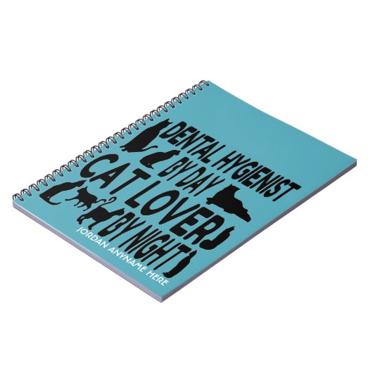 Carnet Dental Hygienist Lots Chats CUSTOM (Côté gauche)