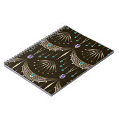 Carnet Dentelle ancienne, motif sans couture géométrique. (Côté gauche)