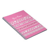 Carnet Dentelle blanche décor romantique dentelle d'anniv (Côté Droit)