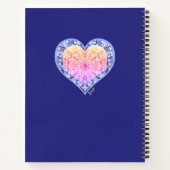 Carnet dentelle en céramique Bleu de Grèce (Dos)