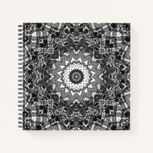 Carnet Dentelle noire (Devant)