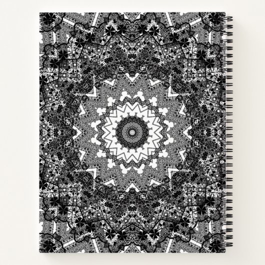 Carnet Dentelle noire (Dos)