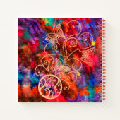 Carnet Dentelle papillon 8,5 (Dos)