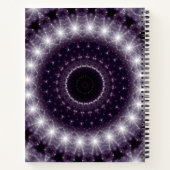 Carnet Dentelle ronde noire et blanche fantaisie (Dos)