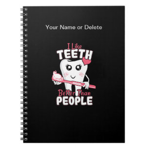Carnet Dentiste drôle - Comme les dents mieux que les gen