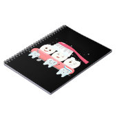 Carnet Dentiste Joyeux Dents Brosse à dents Assistant den (Côté gauche)