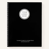 Carnet d'entreprise avec logo et informations comm (Devant)