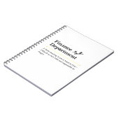 Carnet Département des finances (Côté gauche)