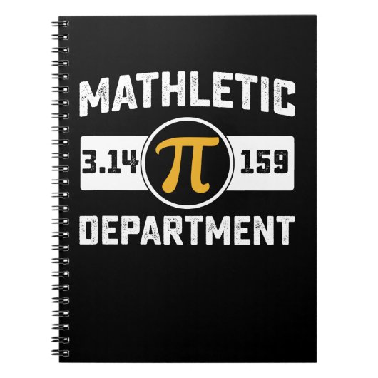 Carnet Département Mathlétique Pi Day Math Vintage (Devant)