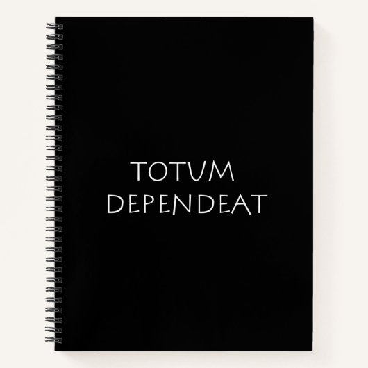 Carnet Dépendance totale (Devant)