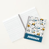Carnet Déplaçons le Motif de véhicule (Intérieur)