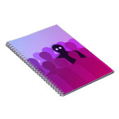 Carnet Déplaisant Fantôme Éffrayant Art Psychedélique Vio (Côté Droit)