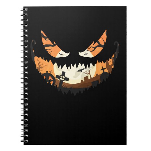 Carnet Déplaisant Jack O Latern Halloween Éffrayant (Devant)