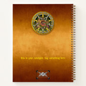 Carnet d'équinoxe d'automne de Mabon personnalisab (Dos)