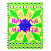 Carnet Dernier Hakuna Matata magnifique design Extraordin (Devant)