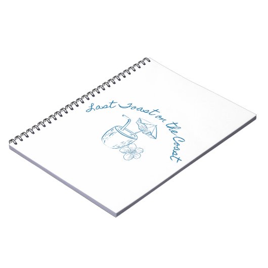 Carnet Dernier toast sur la Côte Bachelorette Party Desig (Côté gauche)