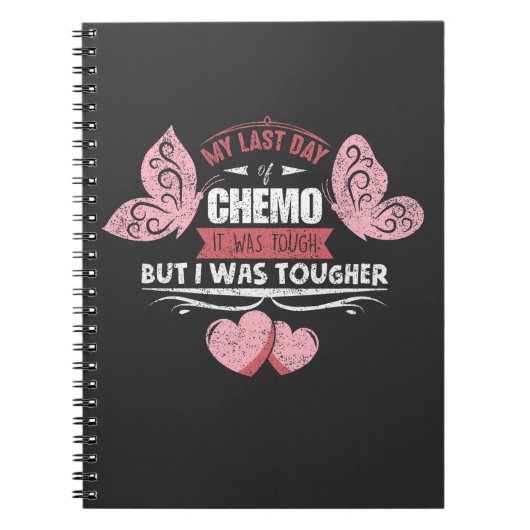 Carnet Dernière journée de chimio Dernier traitement radi (Devant)