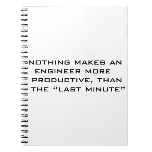 Carnet Dernière minute (Devant)