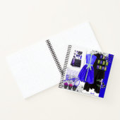 Carnet Derniers styles Mode Set Vêtements Art Blank (Intérieur)