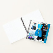 Carnet Derniers styles Mode Set Vêtements Art Blank (Intérieur)