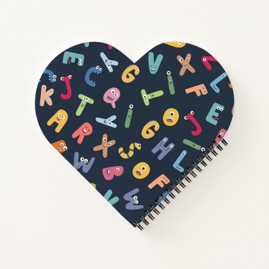 Carnet des Alphabets Monster mignons (Dos)