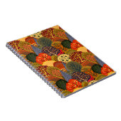 Carnet Des arbres d'automne stylisés, des motifs de forêt (Côté Droit)