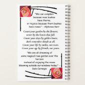 Carnet Des choses dont je suis reconnaissant (Verso)