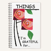 Carnet Des choses dont je suis reconnaissant (Recto)