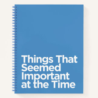 Carnet Des choses humoristiques qui semblaient importante