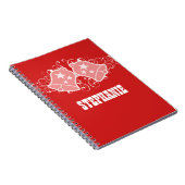 Carnet des cloches de vacances et des perles, roug (Côté Droit)