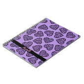 Carnet des coeurs d'impression de Cheetah (Côté gauche)