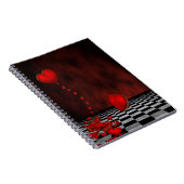 Carnet des Coeurs flottantes rouges (Côté Droit)