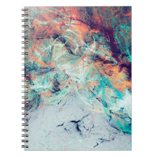 Carnet Des éclats artistiques lumineux. Abstraite peintur