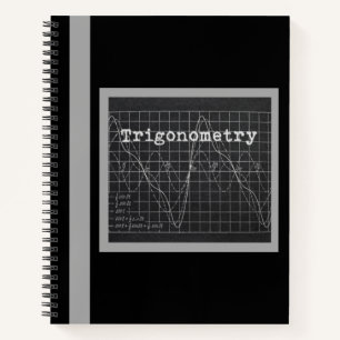 CARNET DES ÉQUATIONS DE TRIGONOMÉTRIE (NOIR)