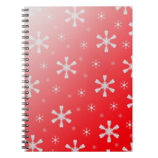 Carnet des flocons rouges (Devant)